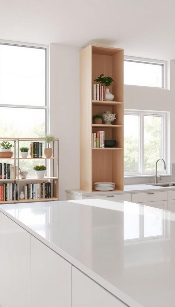 contemporary shelving units in modern kitchens contemporary shelving units in modern kitchens