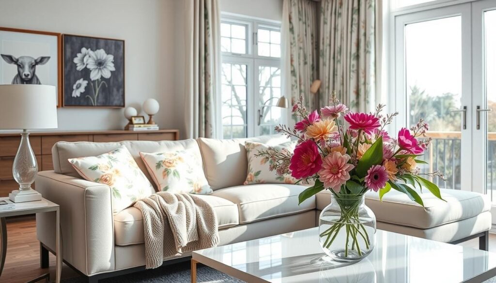 decorating with floral patterns