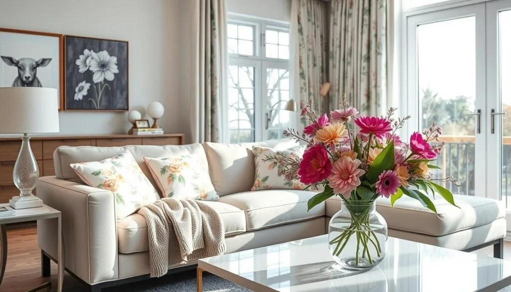 decorating with floral patterns