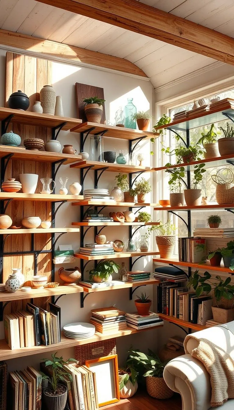 Eclectic Open Shelving: Unique Decor for Any Room