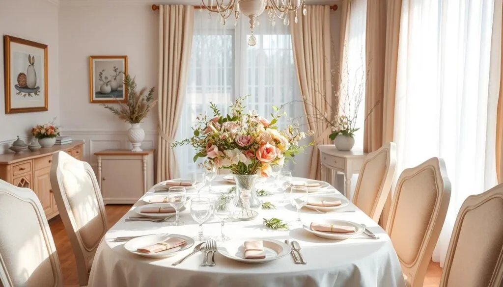 elegant spring dining room decor