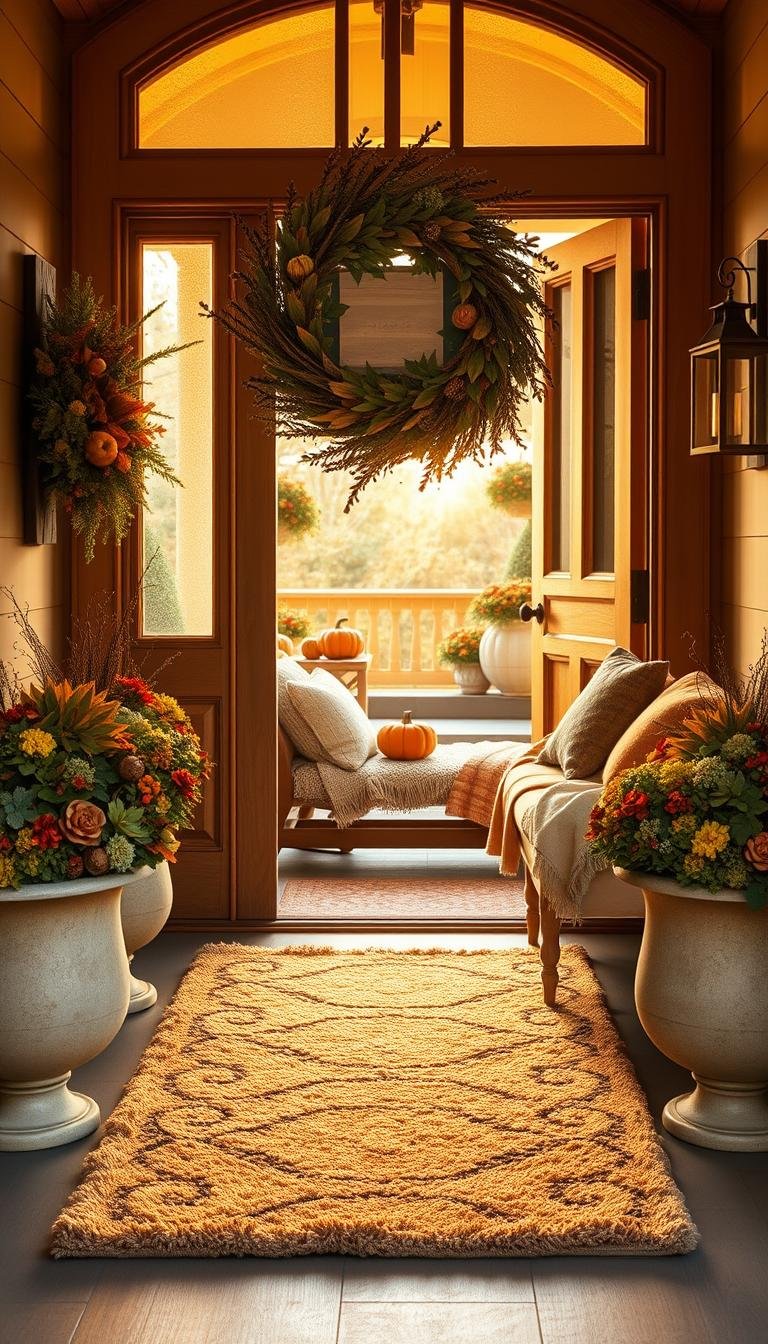 Greet Guests with a Beautiful Fall Entryway Makeover
