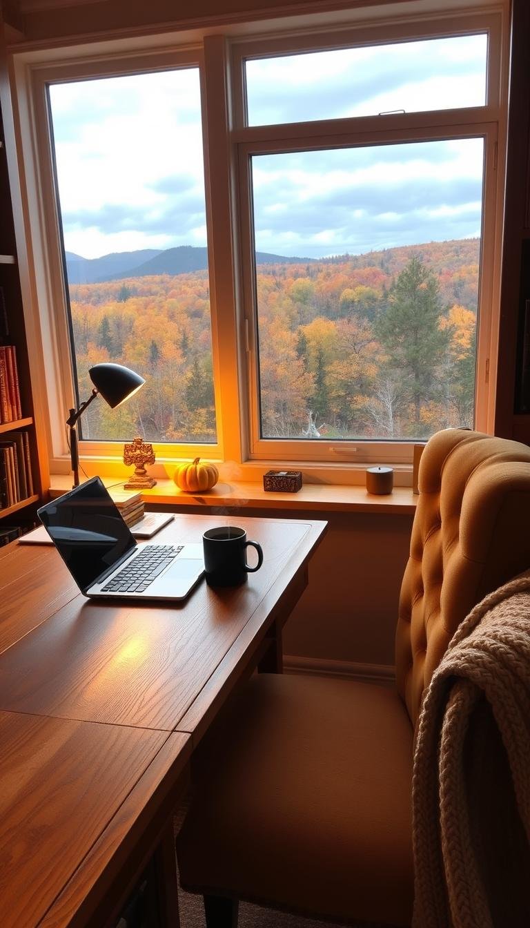Create a Cozy Fall Office You’ll Actually Want to Work In