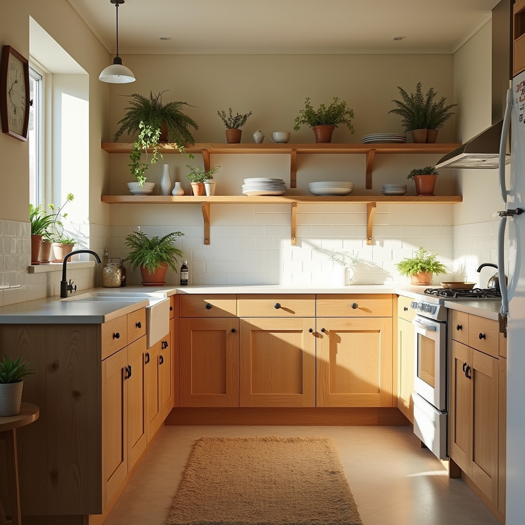 Farmhouse Kitchen Style Guide: Wood Tones and Paint Colors