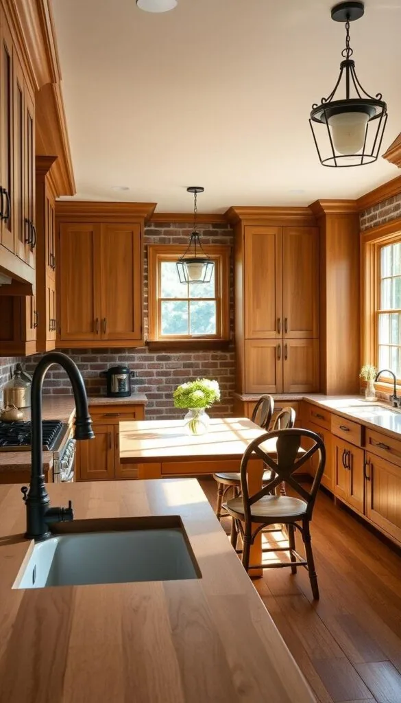 farmhouse style kitchen renovation with custom farmhouse cabinetry