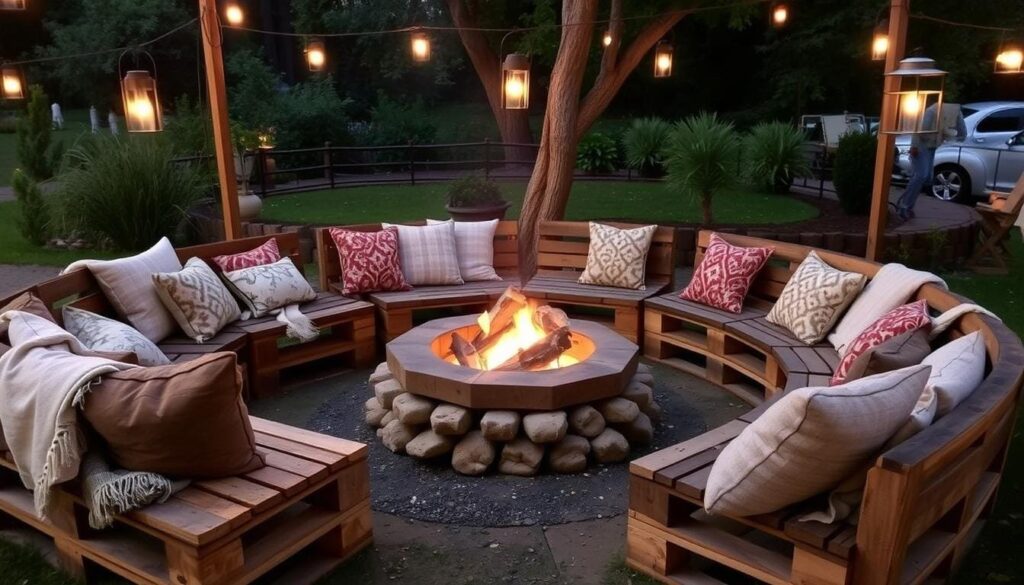 fire pit seating ideas