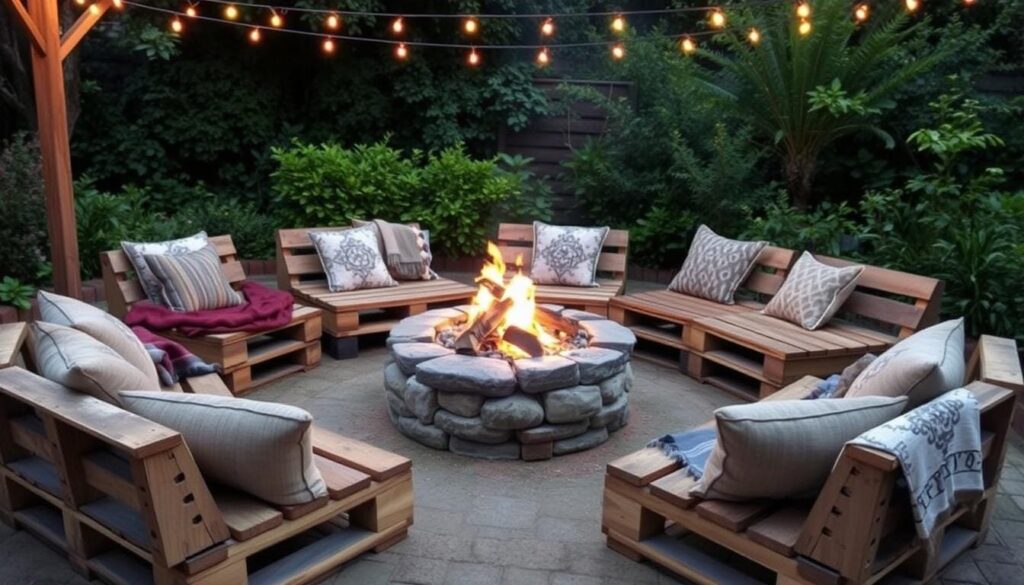 fire pit seating ideas