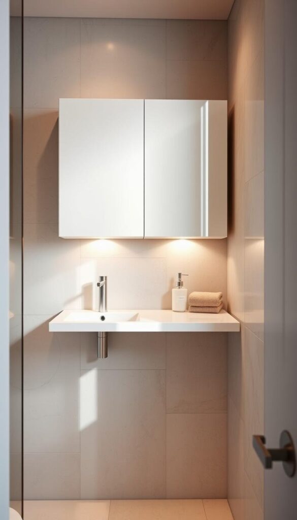floating bathroom cabinets small bathroom storage solutions