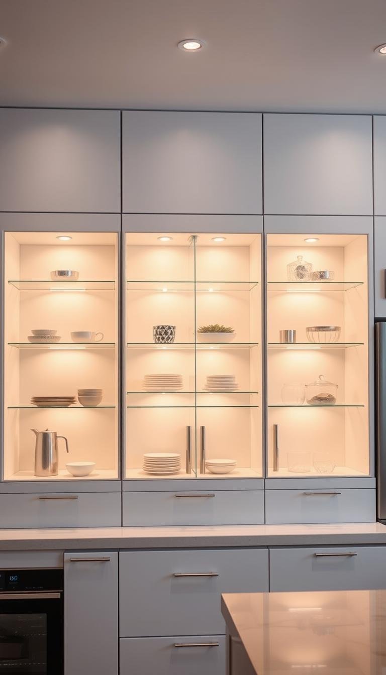 Glass Kitchen Cabinets: Elevate Your Space