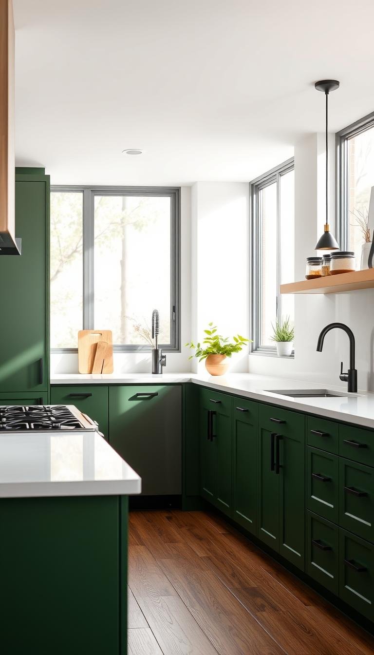 Find the Perfect Green Kitchen Cabinets for Your Home