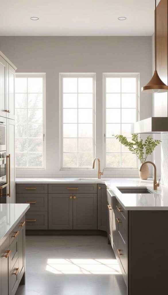 grey kitchen cabinets with white countertops grey kitchen cabinets with white countertops