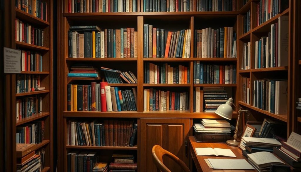 hidden storage bookshelf