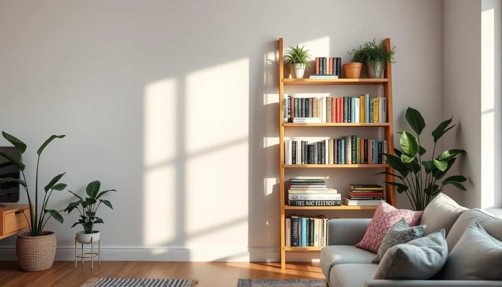 homemade bookshelves