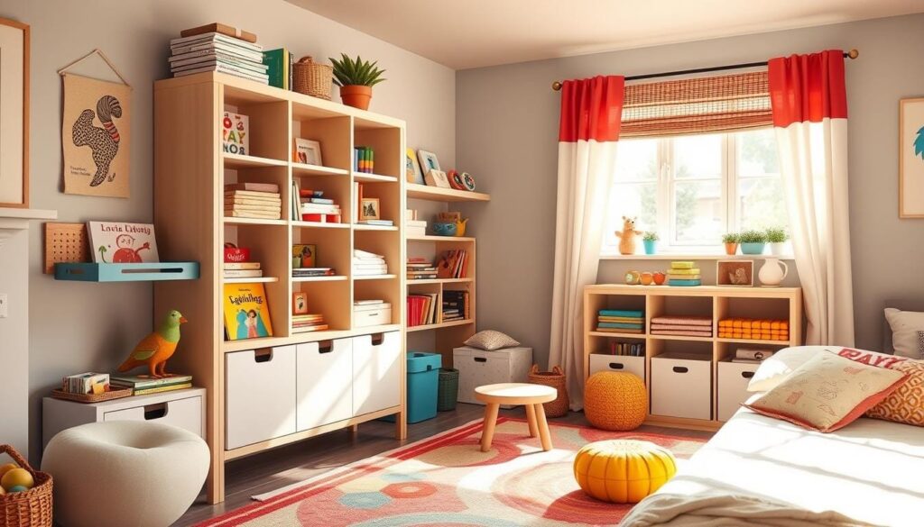 kids room organization