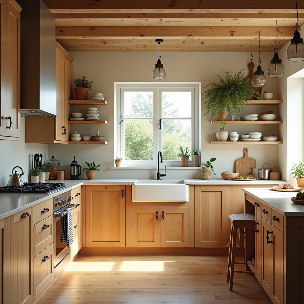 15 Kitchen Backsplash Ideas for Wood Cabinets