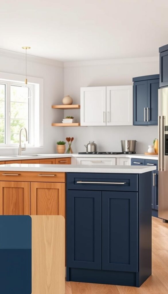 kitchen cabinets colors combination ideas
