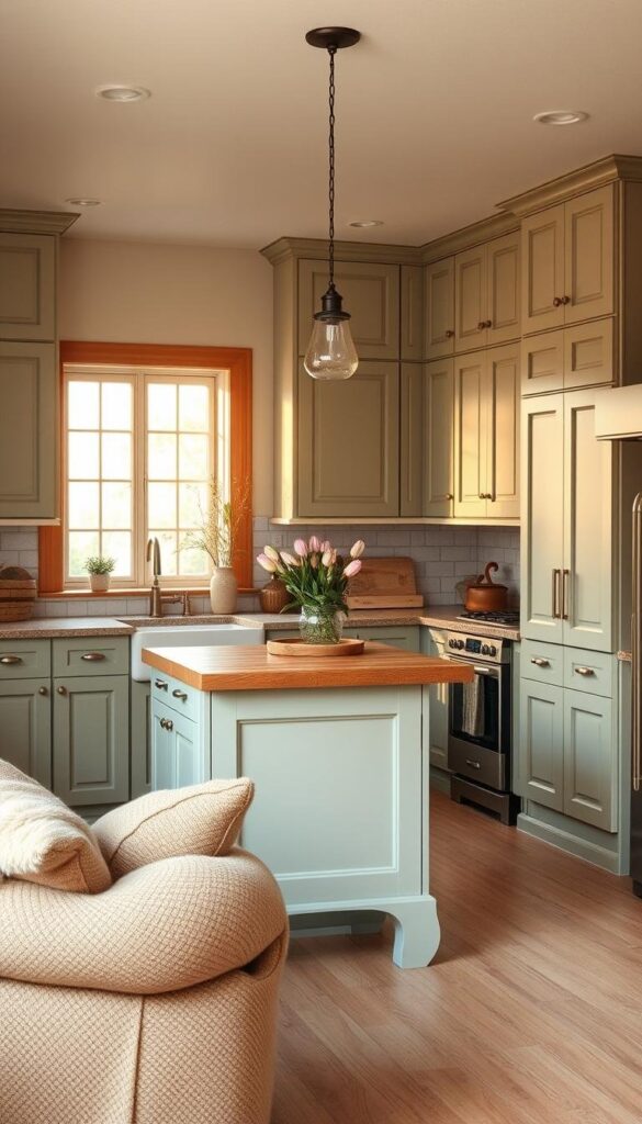 kitchen cabinets colors mood impact