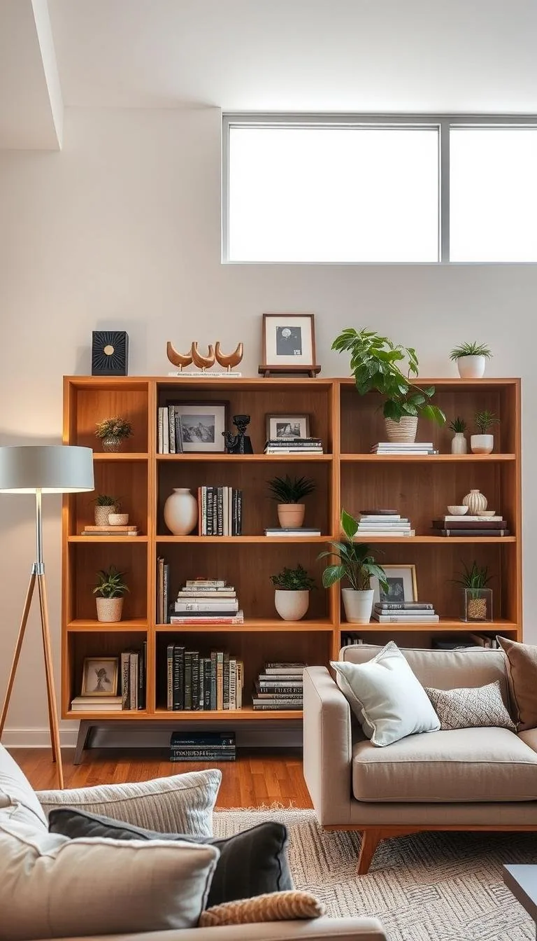 Elevate Your Living Room with Open Shelving Ideas
