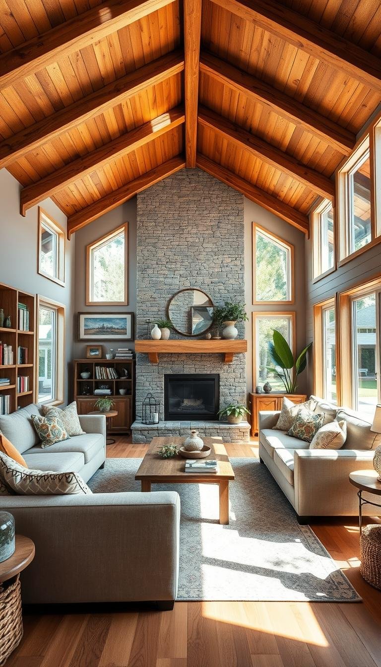 Modern Cottage Living Room Looks to Steal