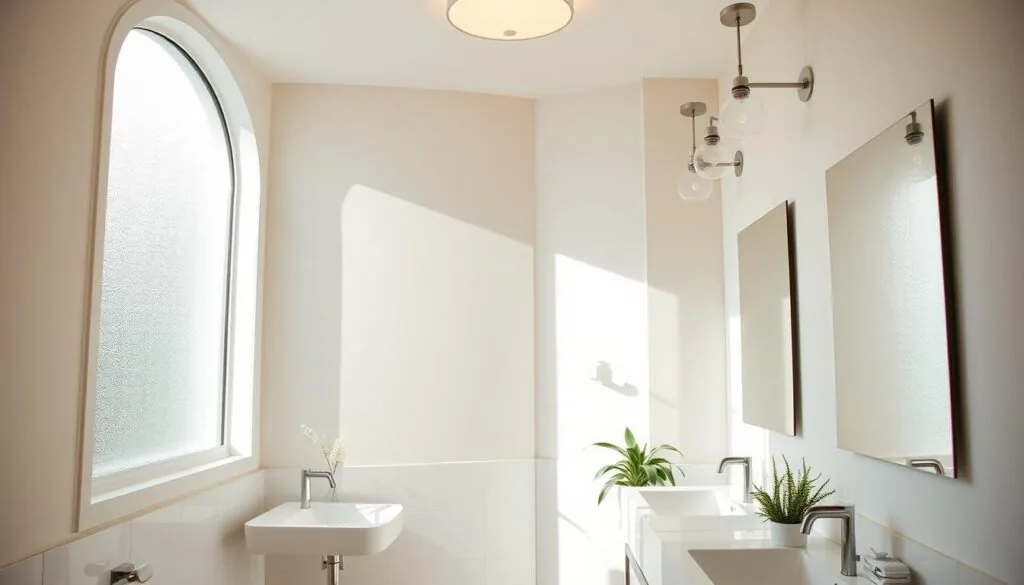 modern spring bathroom lighting
