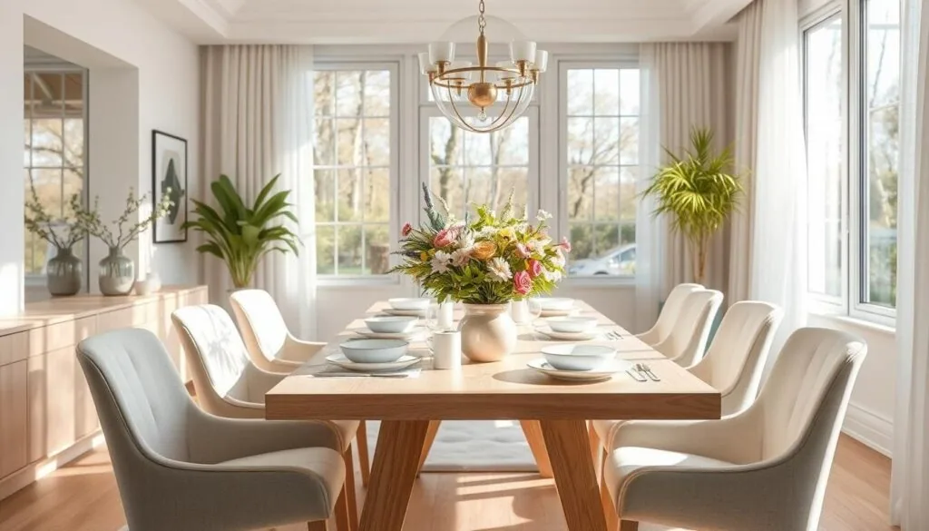 modern spring dining room design