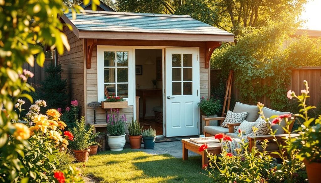 natural light garden sheds