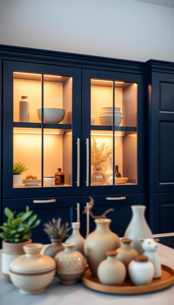 navy blue cabinet ideas with lighting navy blue cabinet ideas with lighting