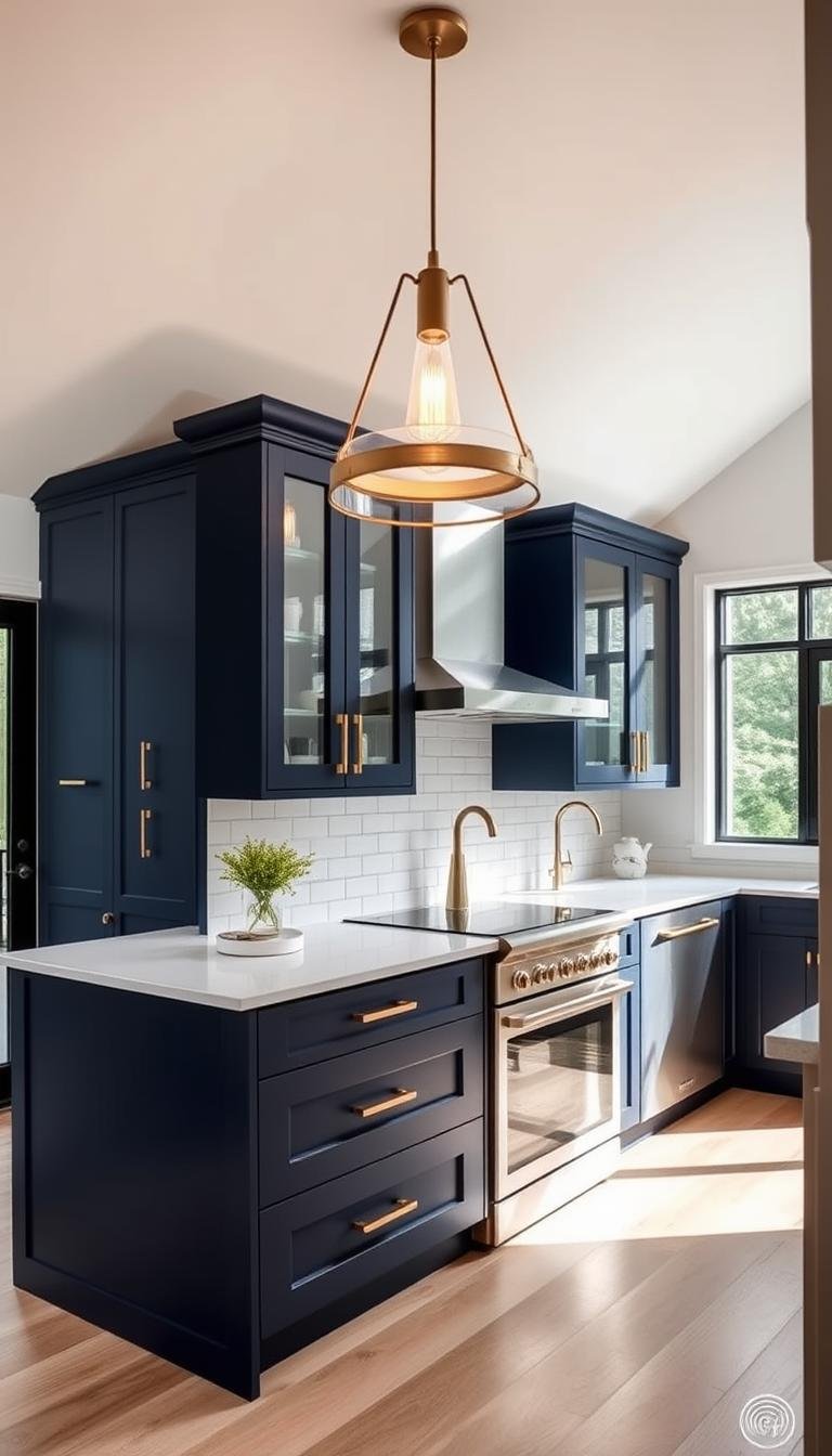 Navy Kitchen Cabinets: Timeless Style for a Modern Home