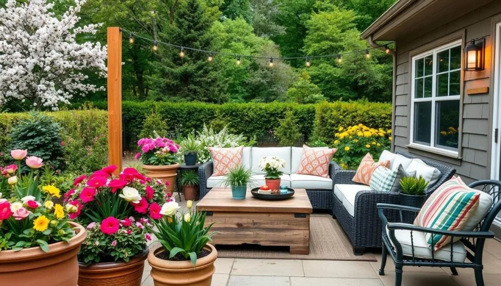 outdoor living space