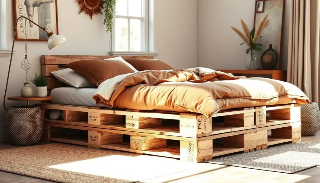 pallet furniture bed frame pallet furniture bed frame