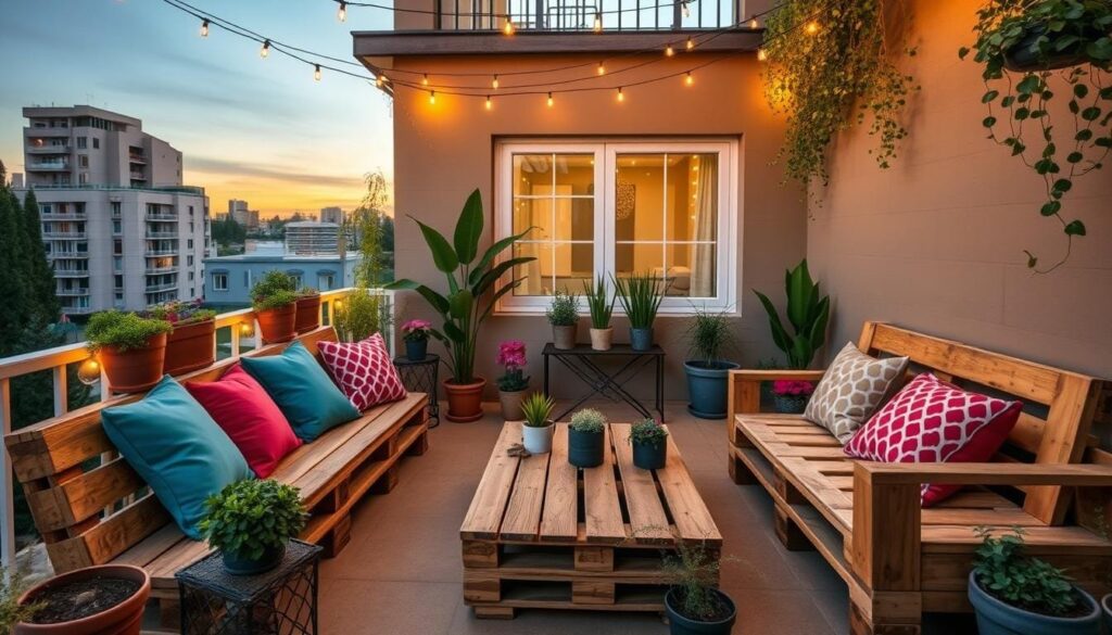 pallet furniture for balconies