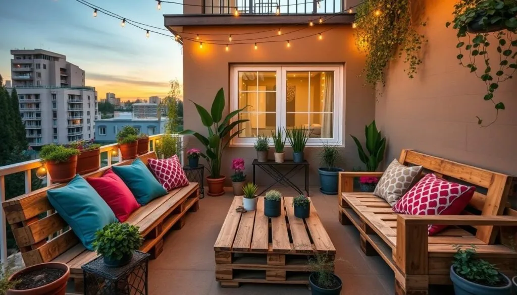 pallet furniture for balconies pallet furniture for balconies