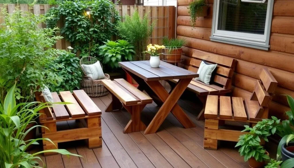 pallet furniture for small patio pallet furniture for small patio