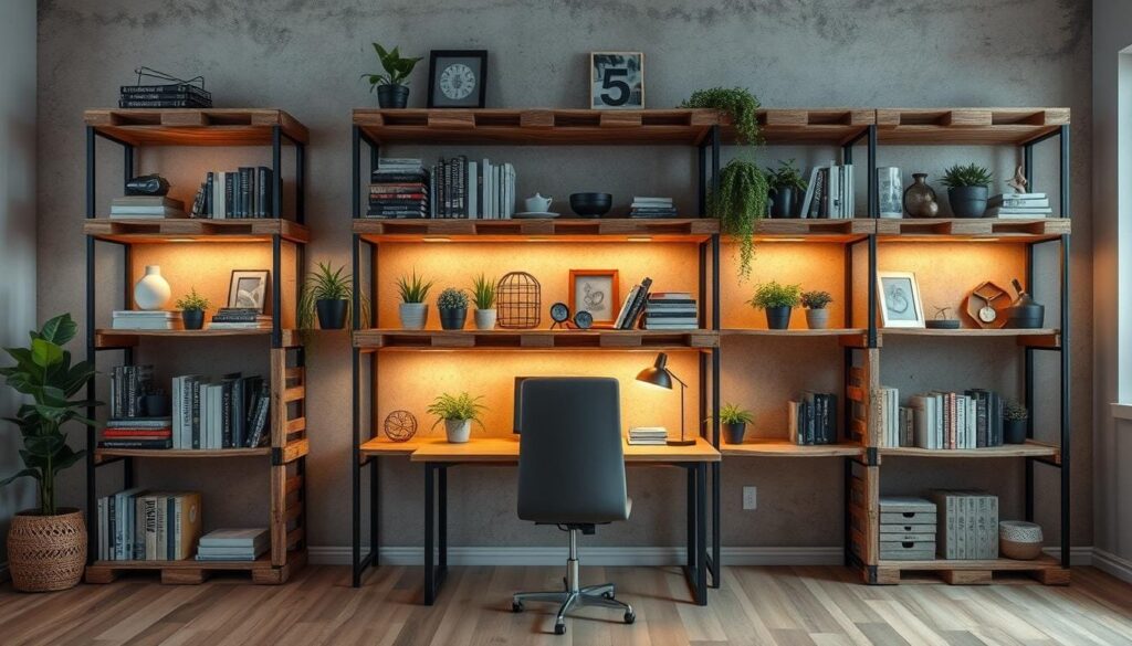 pallet furniture shelving