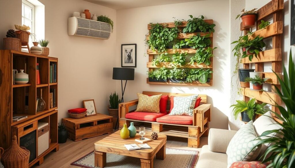 pallet furniture small spaces