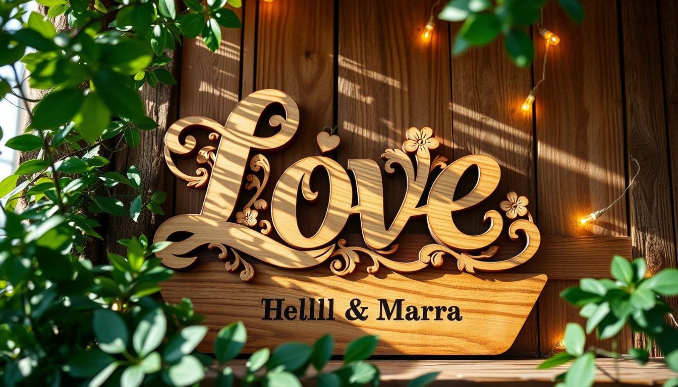 How to Make a Personalized Wooden Love Sign
