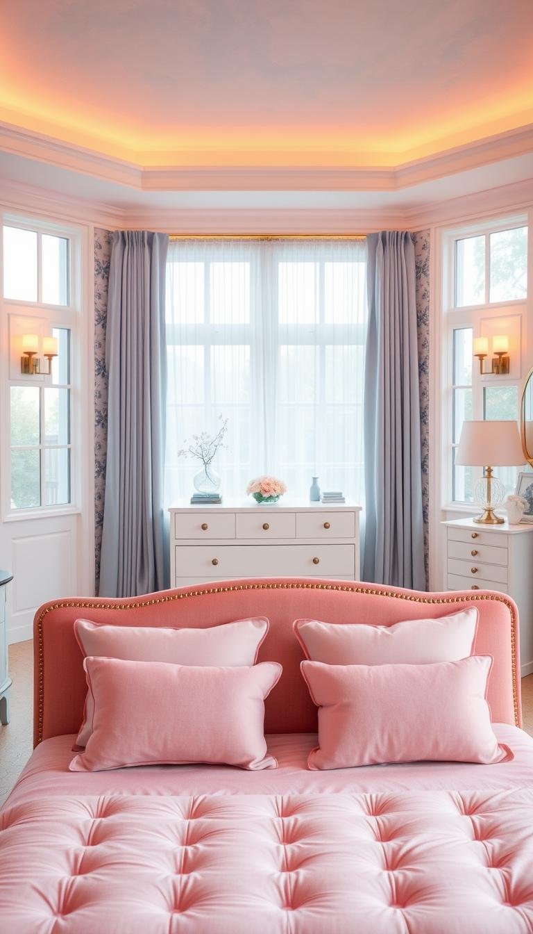 Stunning Pink and Blue Bedroom Ideas