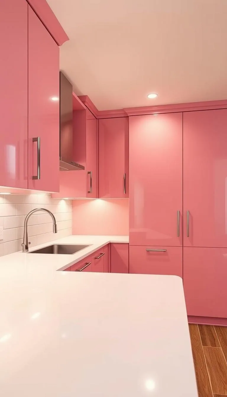 Pink Kitchen Cabinets: Elevate Your Cooking Experience