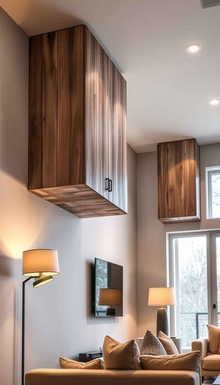 Rustic Floating Cabinets: A Charming Touch for Your Space