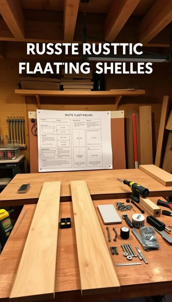 rustic floating shelves installation guide