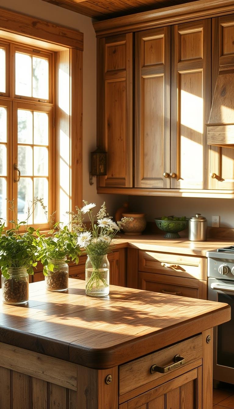 Stunning Rustic Kitchen Cabinets for a Cozy Vibe