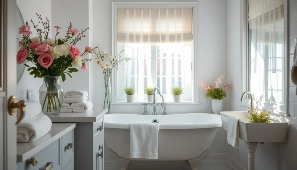 spring bathroom decorations