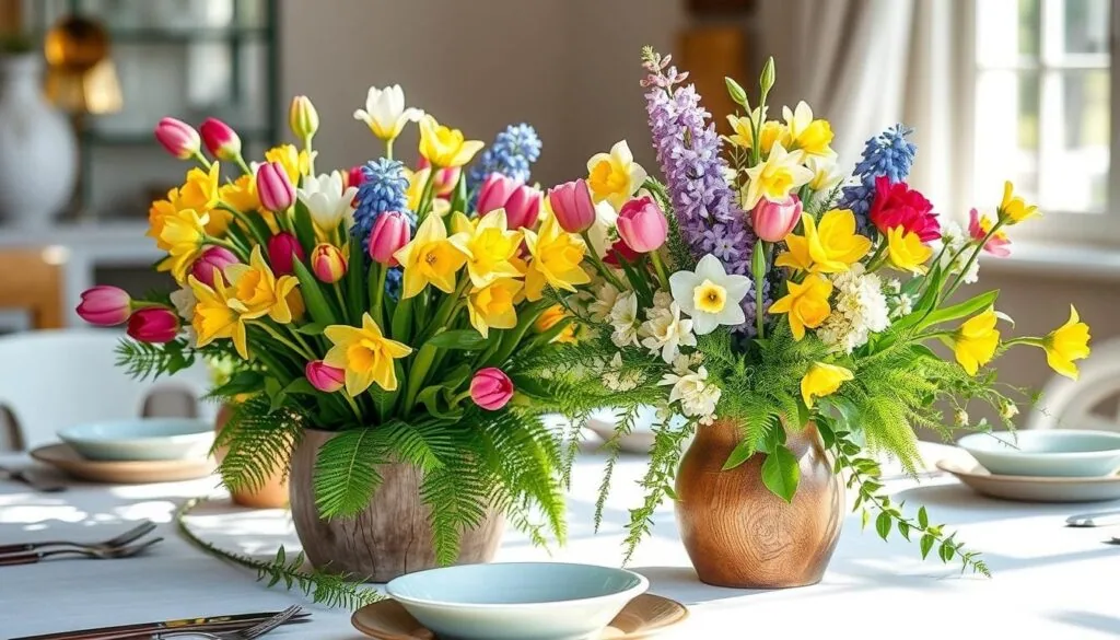spring flower centerpieces