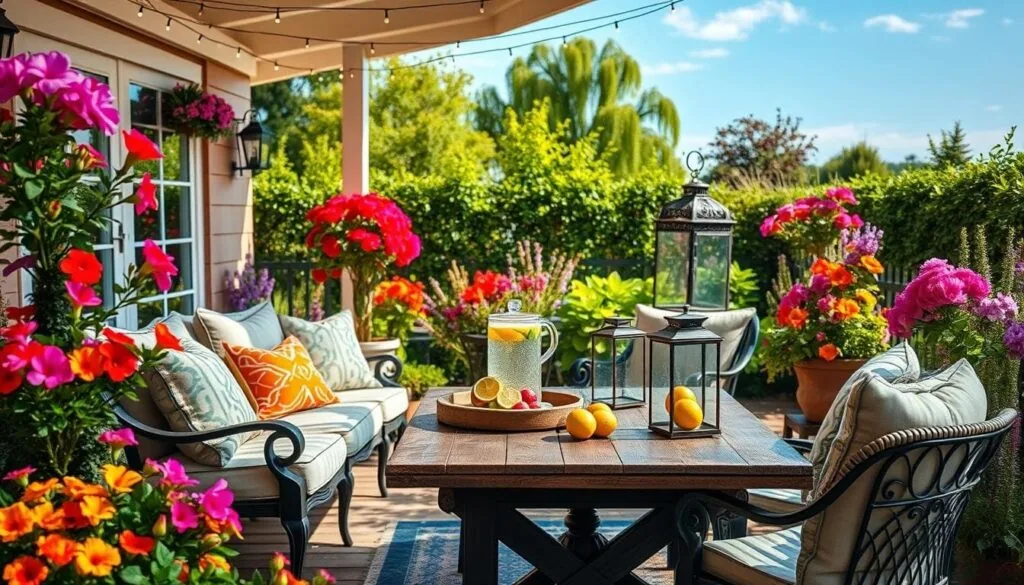 spring garden decor