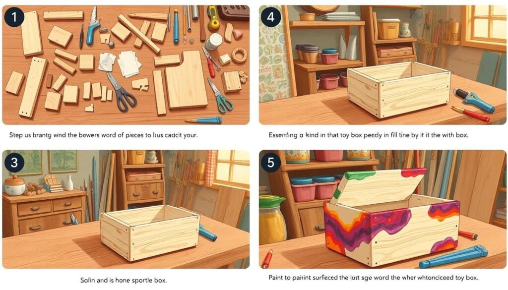 step-by-step toy box tutorial