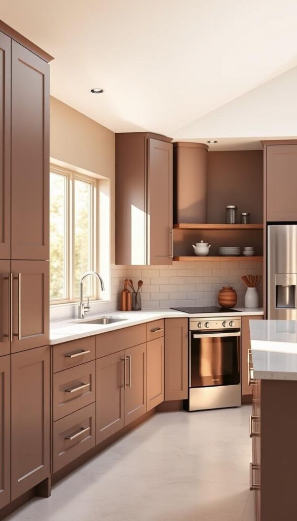 taupe kitchen design trends