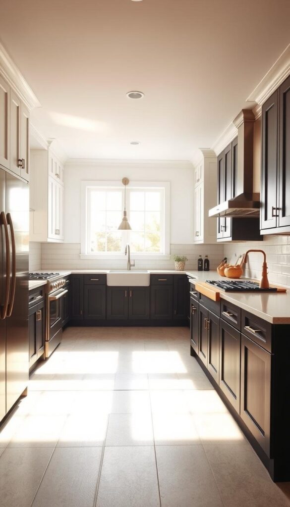 two tone kitchen inspiration budget