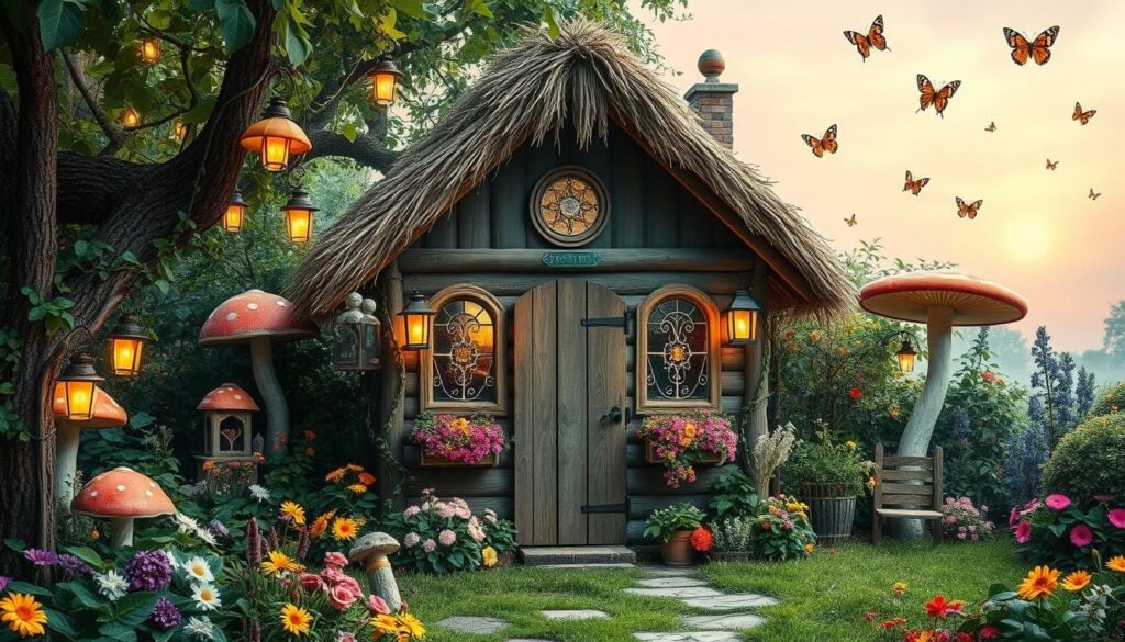 whimsical garden shed