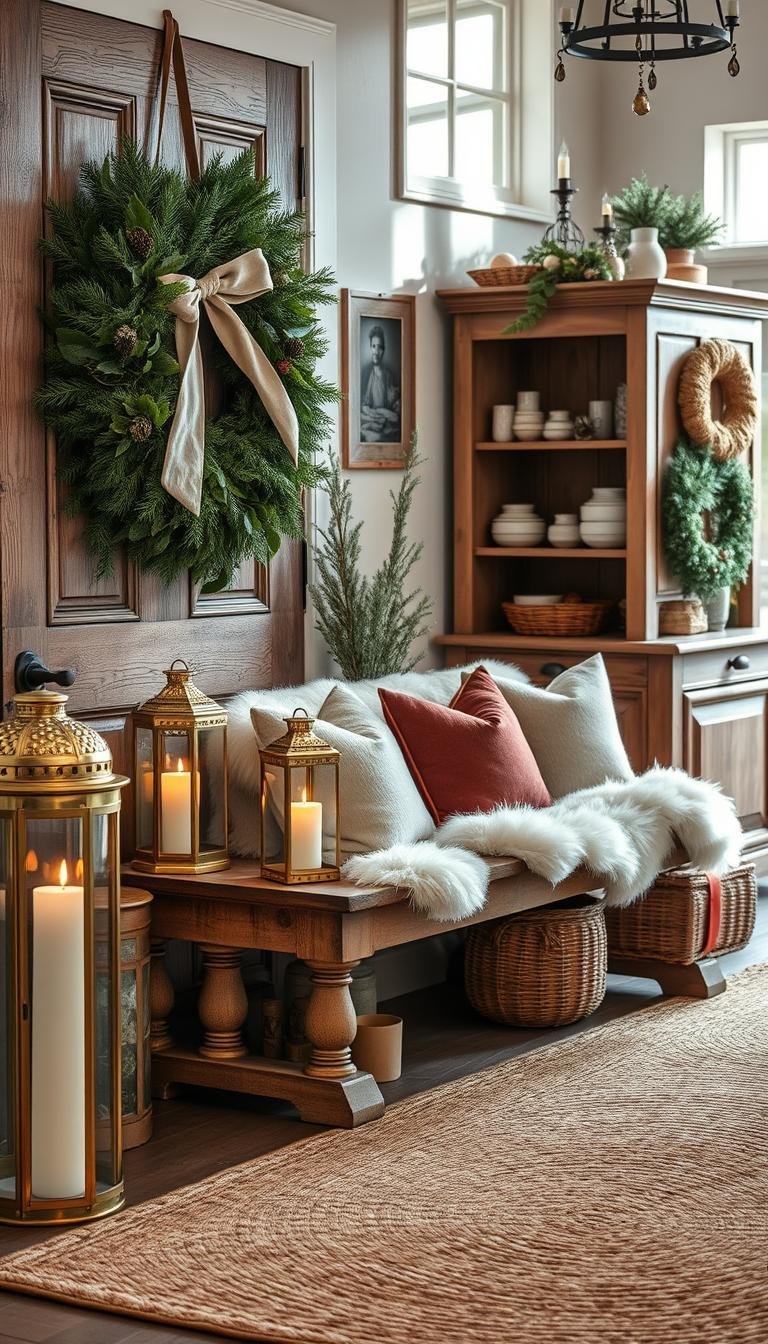 Easy Winter Entryway Decor to Make Coming Home Even Better