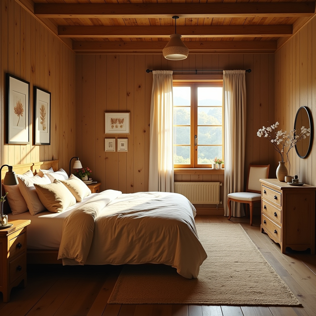 20 Wood Bedroom Decor Ideas for a Warm Rustic Space
